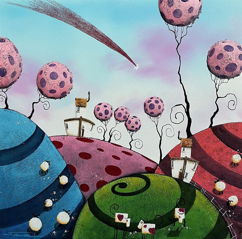 Dale Bowen -  'Shooting For The Stars' - Framed Original Art