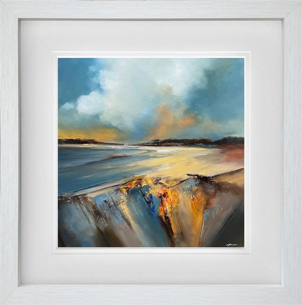 Alison Johnson - 'Shoreline Breeze I' - Framed Original Artwork