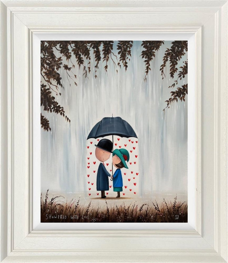 Michael Abrams - 'Showered With Love' - Framed Original Art