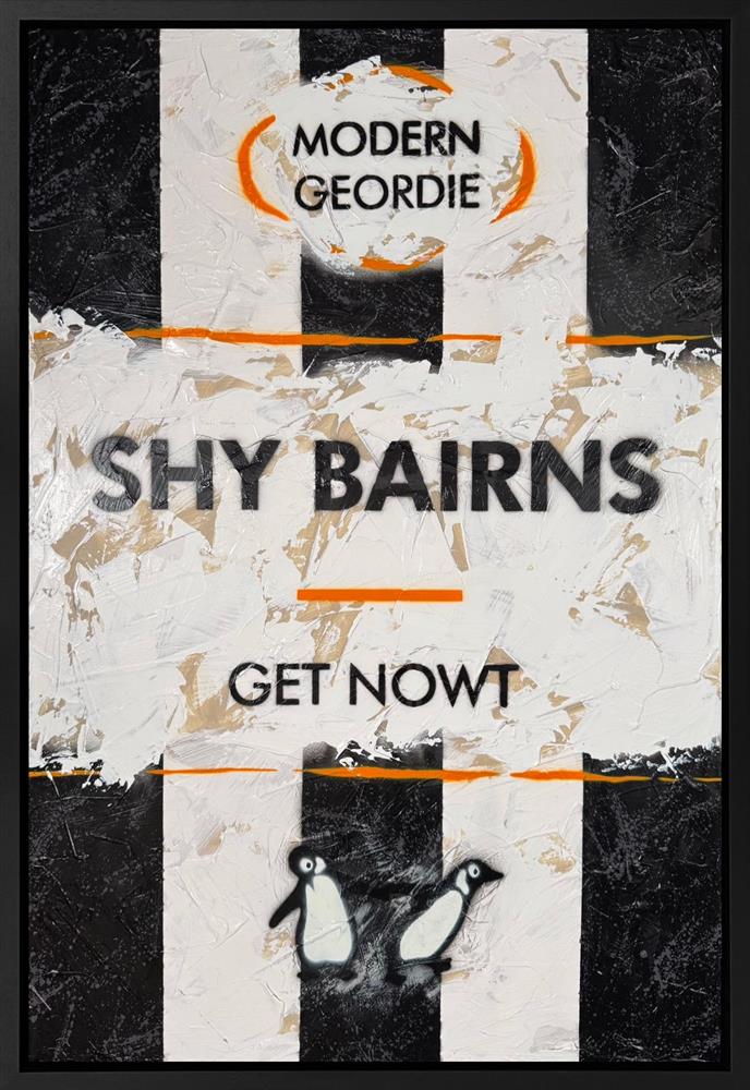 Hue Folk - 'Shy Bairns' - Framed Original Artwork