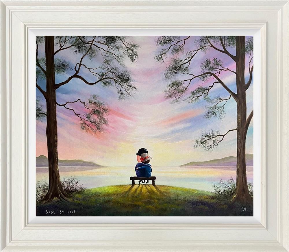 Michael Abrams - 'Side By Side' - Framed Original Artwork
