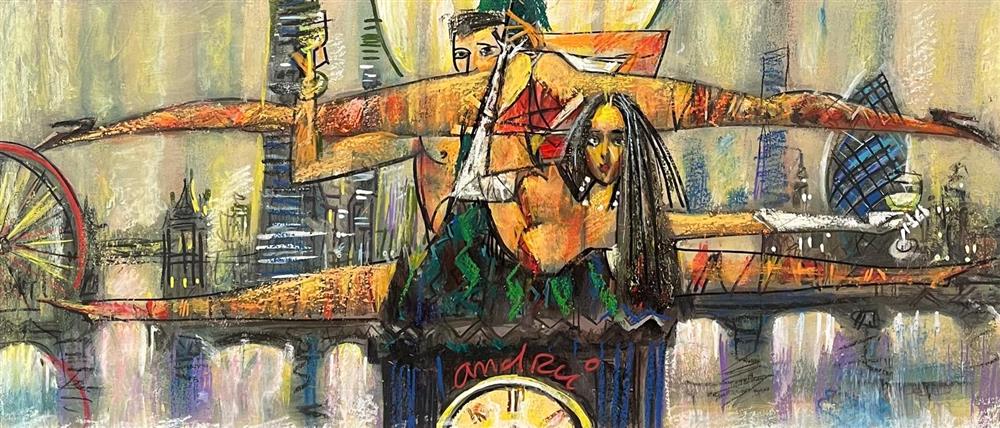 Andrei Protsouk - 'Sights Of The City' - Framed Original Art