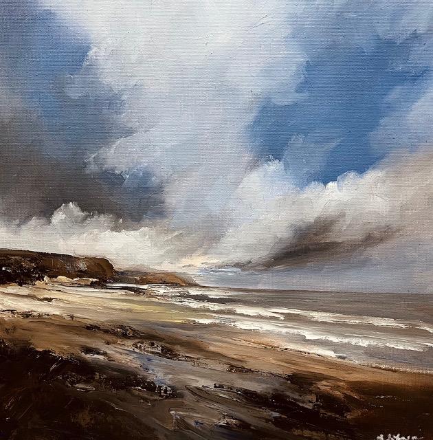 Alison Johnson - 'Silent Drift' - Framed Original Artwork