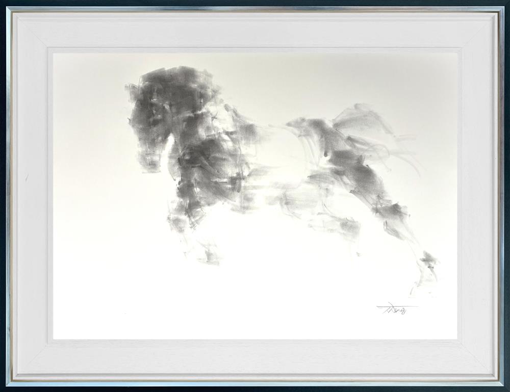 Tim Wang - 'Silent Gallop' - Framed Original Artwork