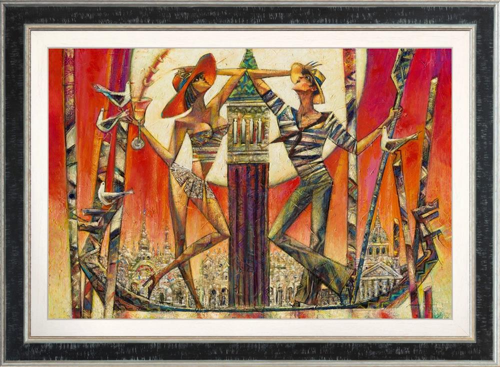 Andrei Protsouk - 'Silent Gondoliers' - Framed Limited Edition