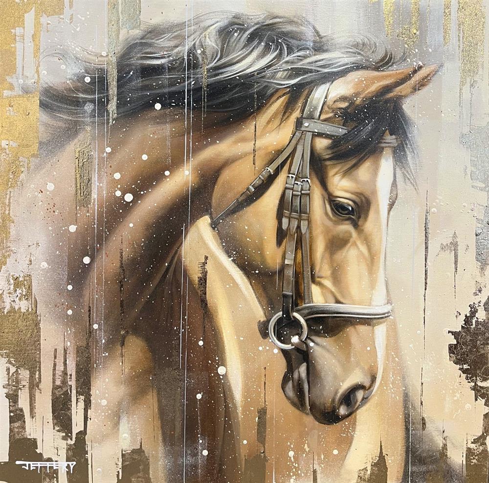 Ben Jeffery - 'Silent Knight' - Framed Original Artwork