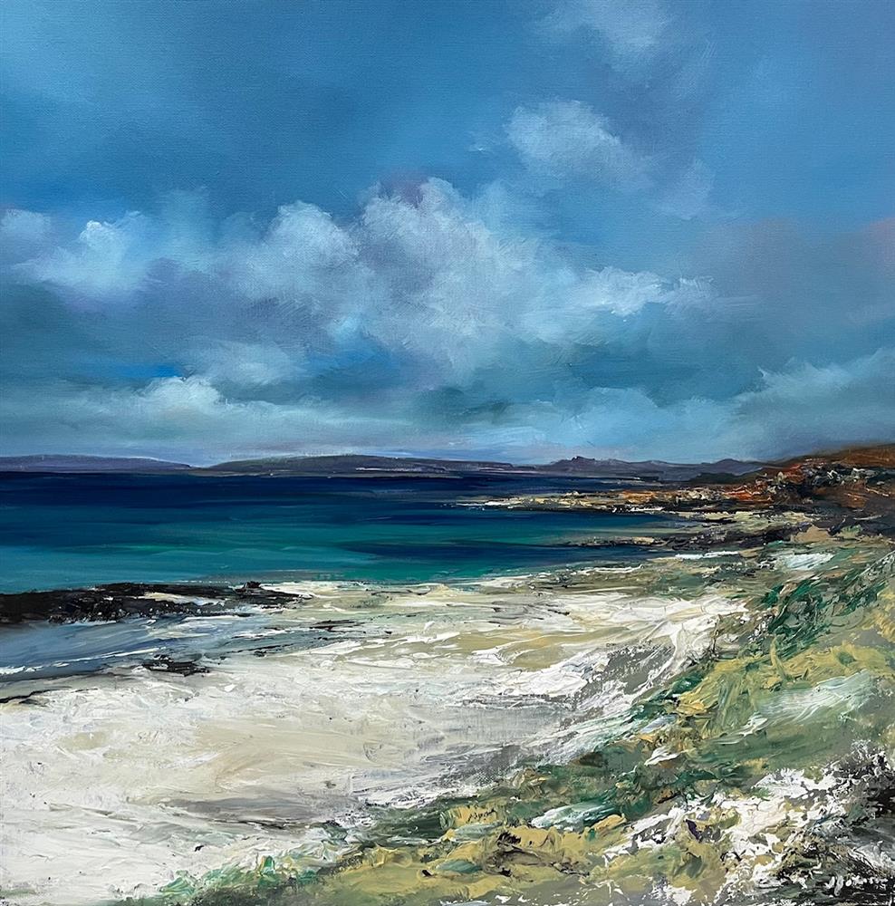 Alison Johnson - 'Silent Shores II' - Framed Original Artwork