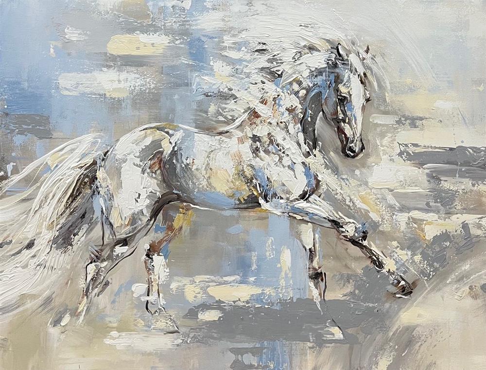 Anna Cher - 'Silent Strength' - Framed Original Artwork