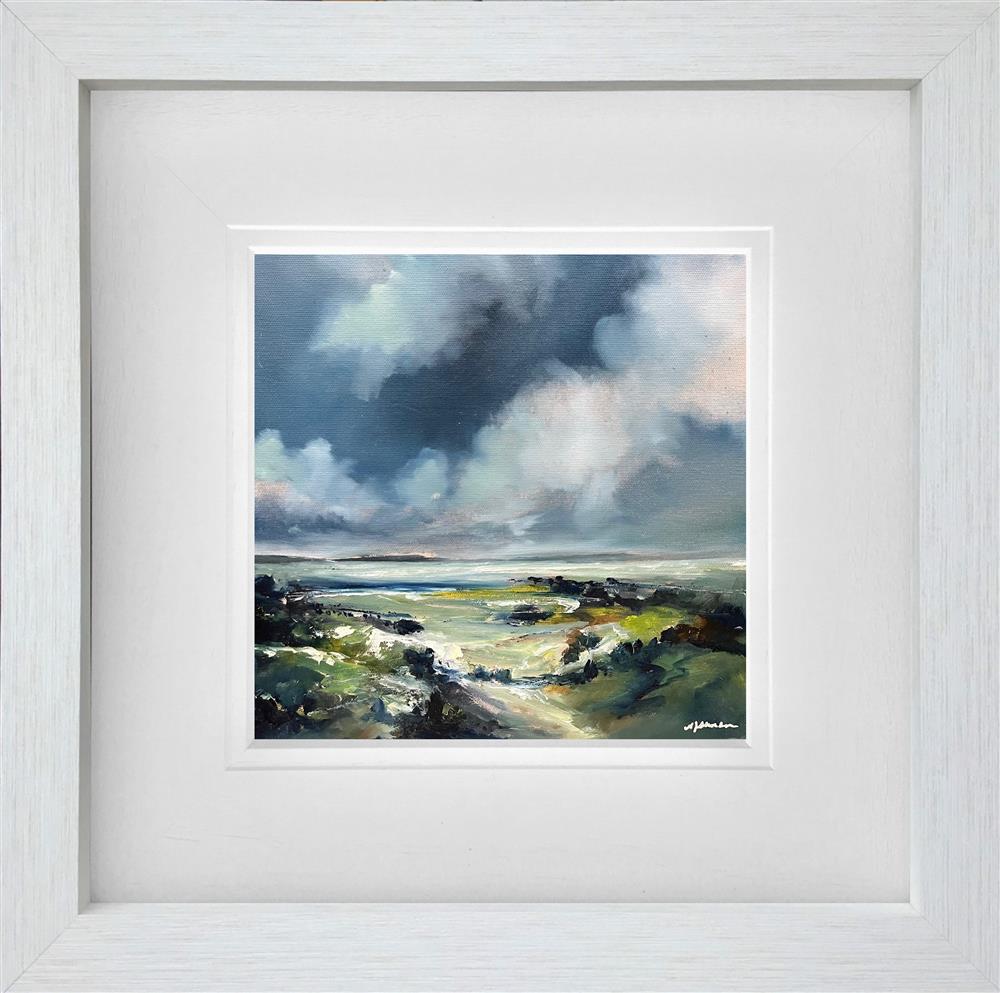 Alison Johnson - 'Silken Skies' - Framed Original Artwork