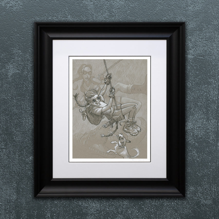 Craig Davison  - 'Tomb Me, Tomb You'- Framed Limited Edition Sketch