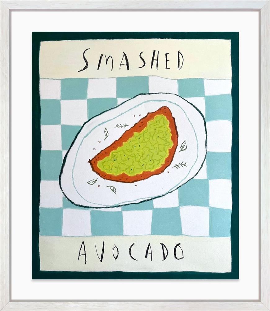 Michael Abrams - 'Smashed Avocado' - Framed Original Art