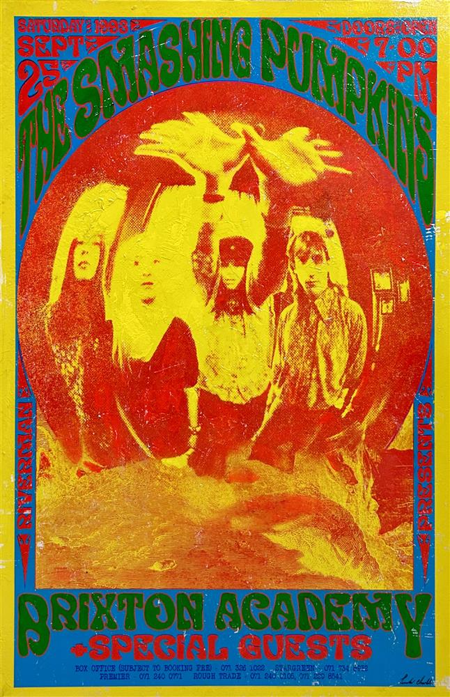 Linda Charles - 'Smashing Pumpkins - Brixton Academy, London, September 1993' - Framed Original Artwork