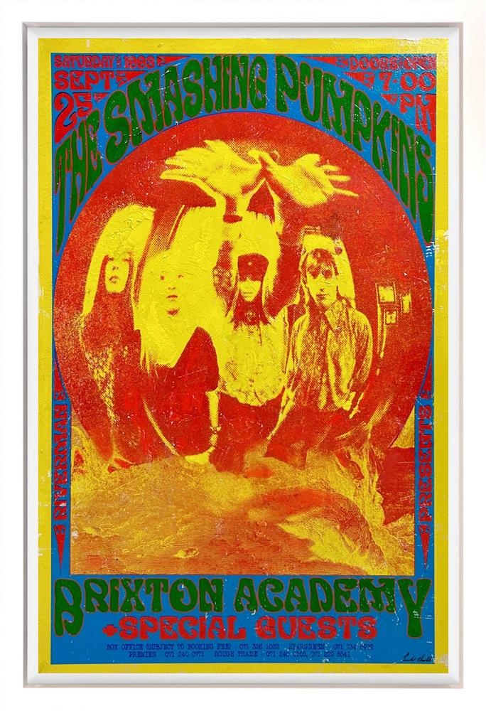 Linda Charles - 'Smashing Pumpkins - Brixton Academy, London, September 1993' - Framed Original Artwork