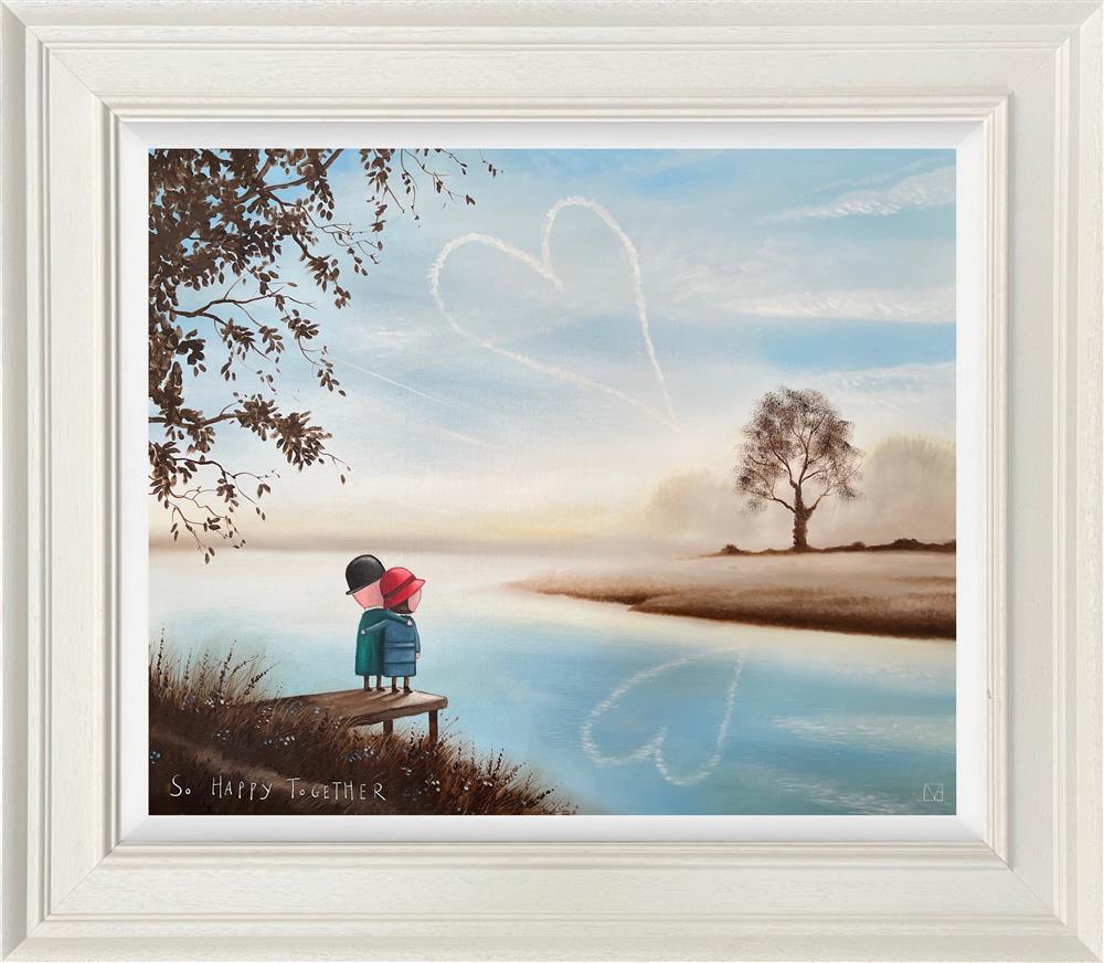 Michael Abrams - 'So Happy together' - Framed Original Art