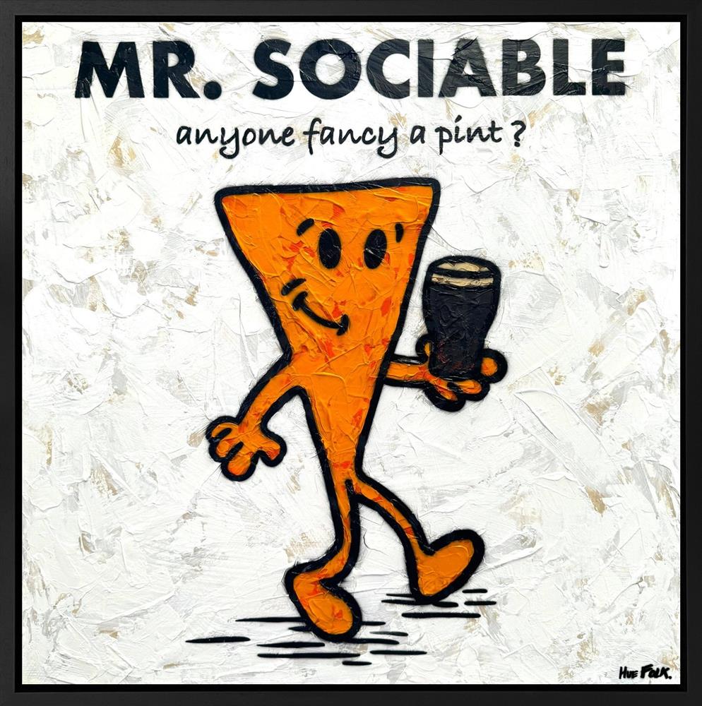 Hue Folk - 'Sociable - The Untold Stories' - Framed Original Art