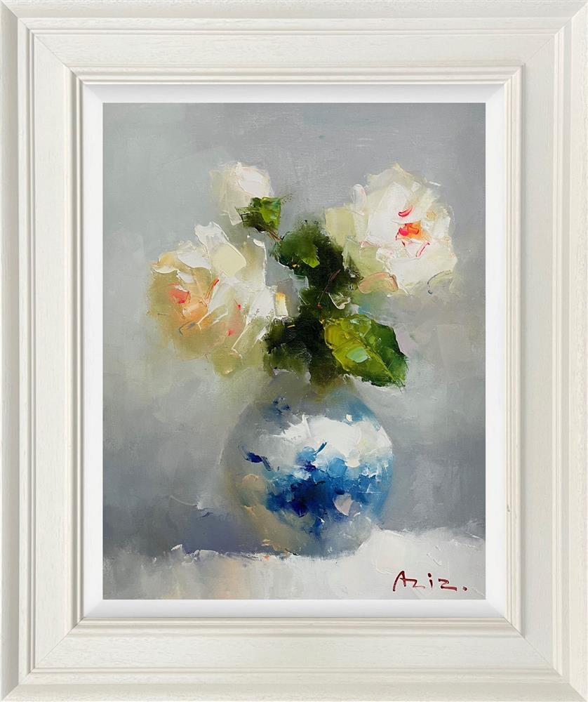 Aziz - 'Soft Bloom' - Framed Original Artwork