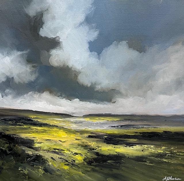 Alison Johnson - 'Soft Horizon' - Framed Original Artwork