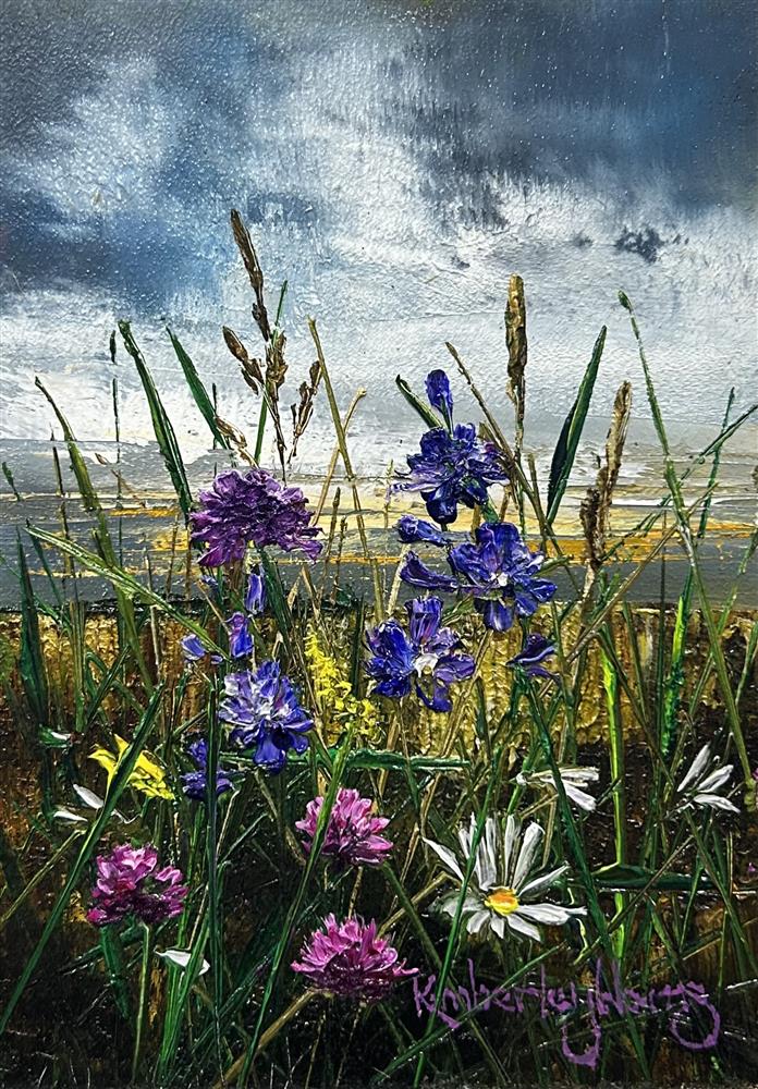 Kimberley Harris - 'Soft Whispers' - Miniature size' - Framed Original Art