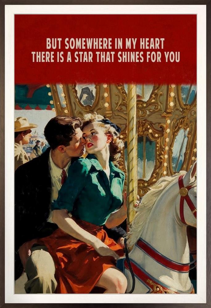 Linda Charles - 'Somewhere In My Heart - ReMastered' - Framed Original Artwork