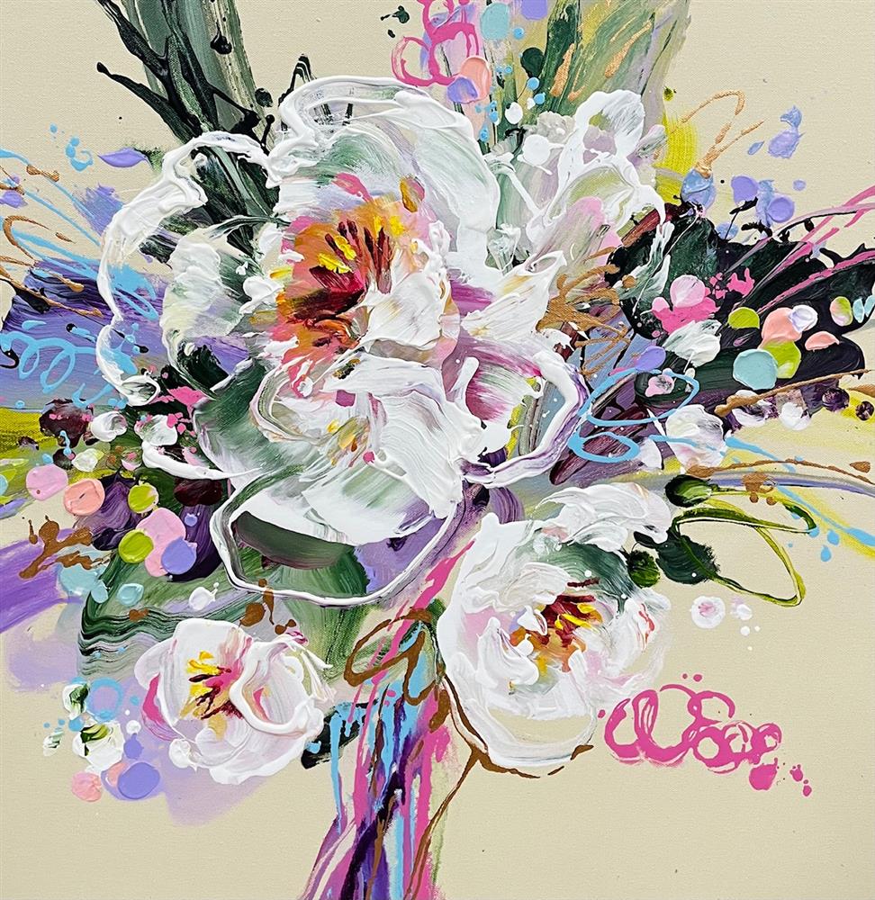 Anna Cher - 'Song Of The Stems' - Framed Original Artwork