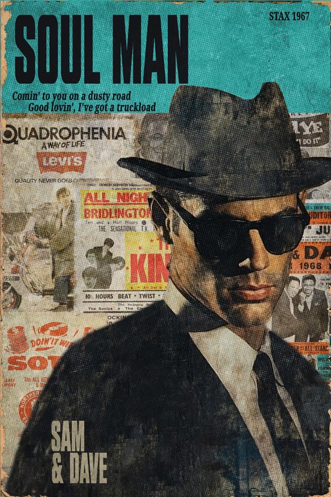 Linda Charles - 'Soul Man' - Framed Original Artwork