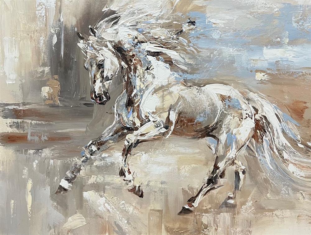 Anna Cher - 'Soul Of The Stead' - Framed Original Artwork