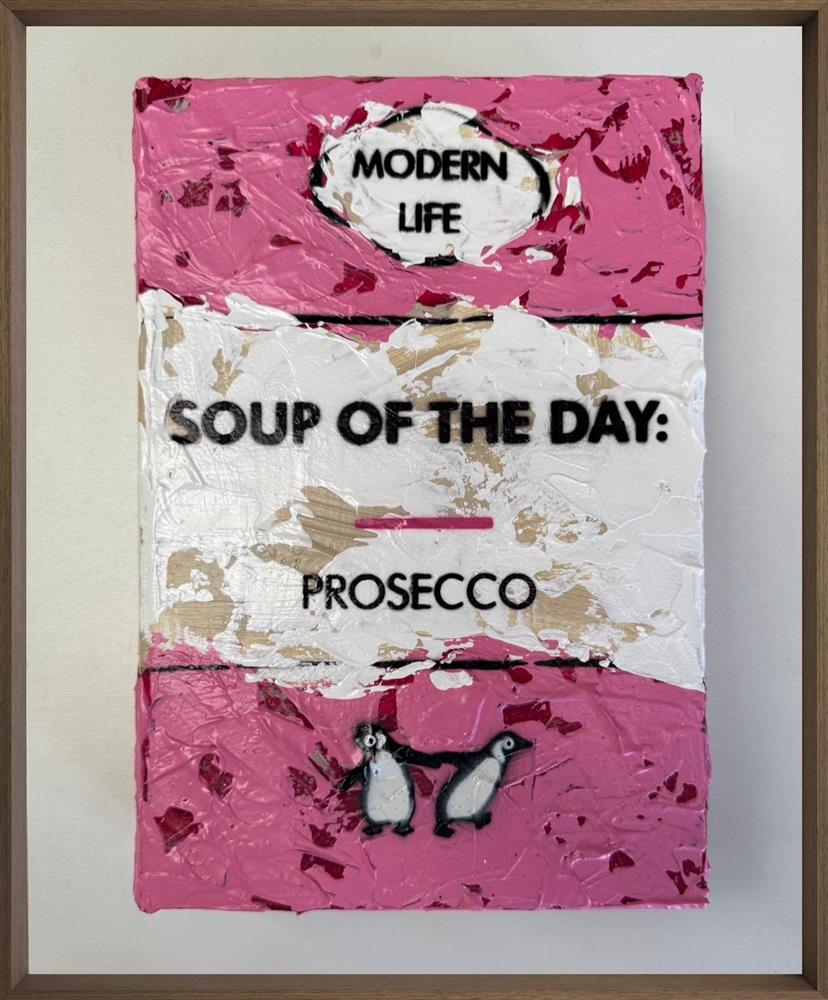 Hue Folk - 'Soup Of The Day - Storybook' - Framed Original Artwork