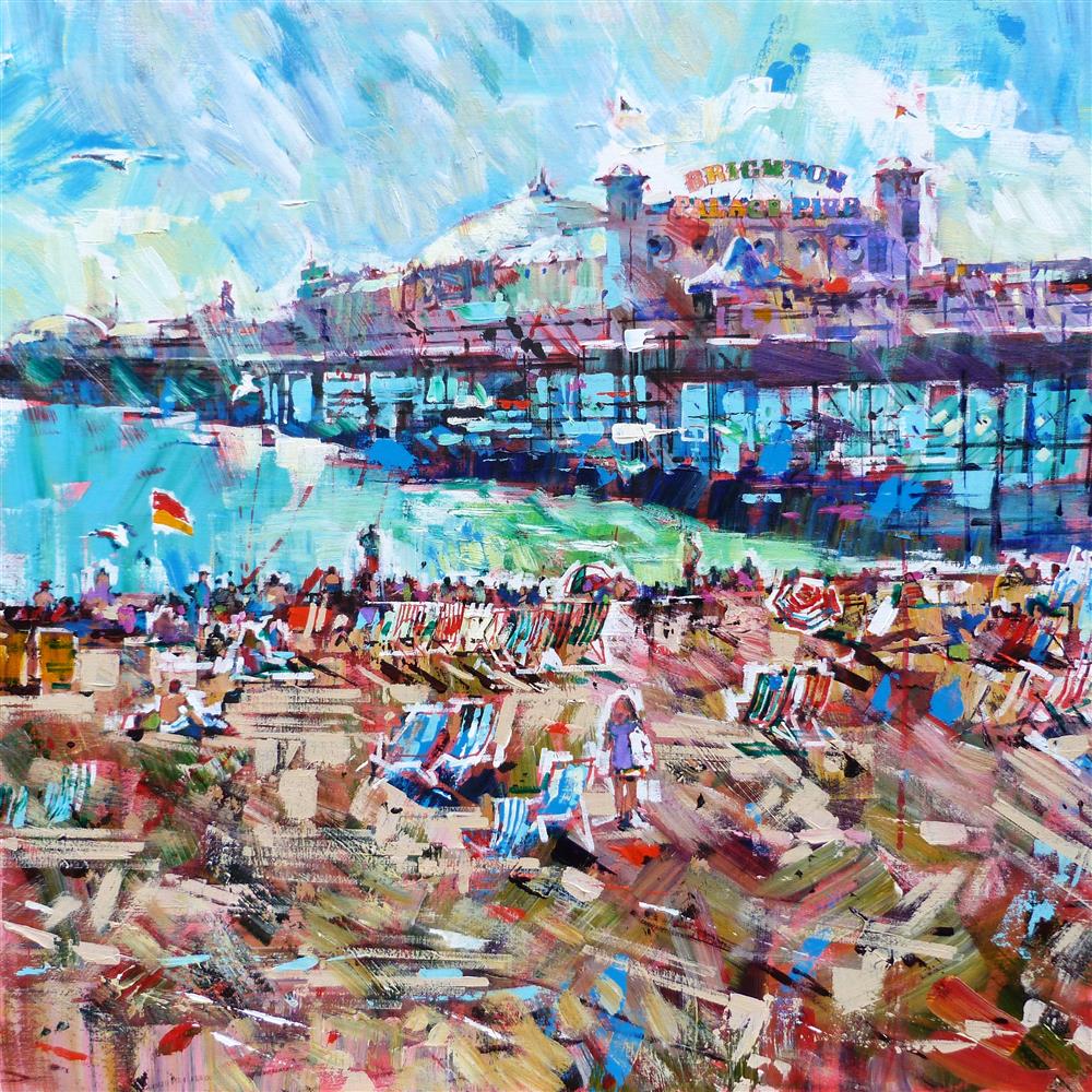 Colin Brown - 'South Coast Blues' - Framed Original Artwork