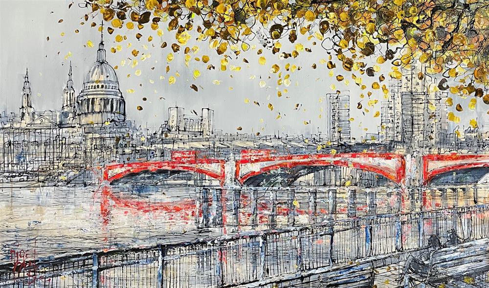 Nigel Cooke - 'Southbank Breeze' - Framed Original Artwork