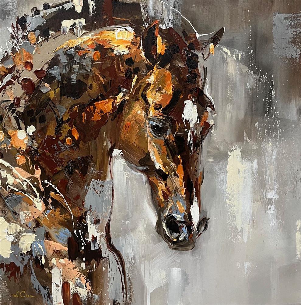 Anna Cher - 'Sovereign Spirit' - Framed Original Artwork