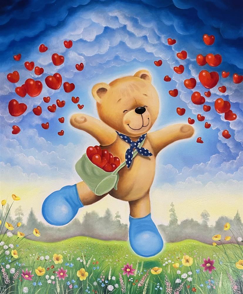 Michael Abrams - 'Sowing The Seeds Of Love' - Framed Original Artwork