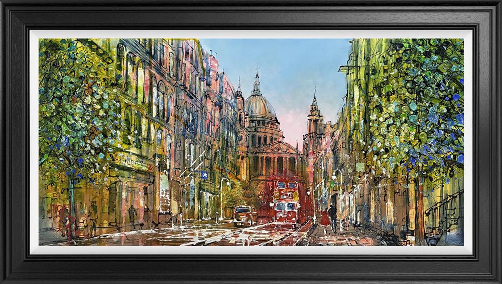 Nigel Cooke - 'Spectrum Over St Paul's' - Framed Original Artwork