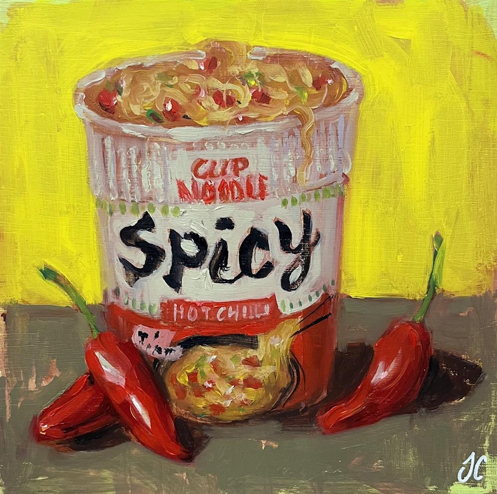 Joss Clapson -  'Spicy' - Framed Original Art