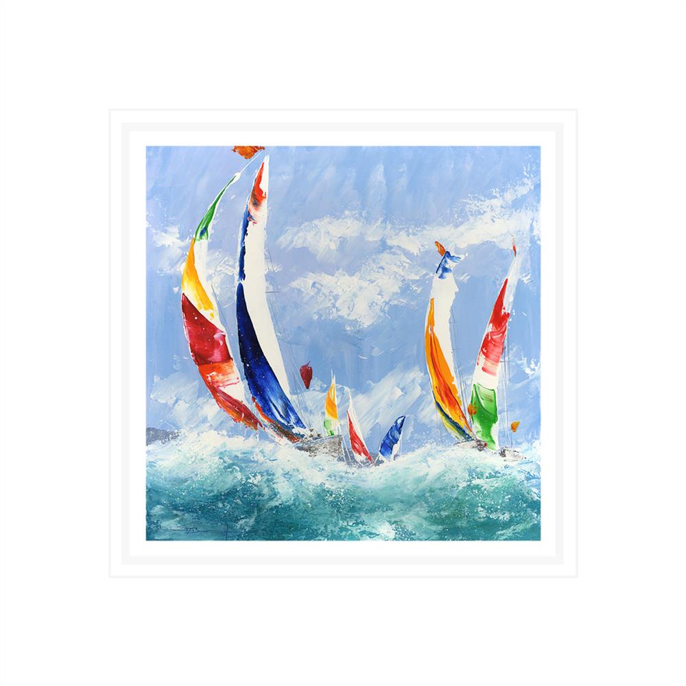 Dale Bowen - 'Spinnakers Away' - Framed Limited Edition
