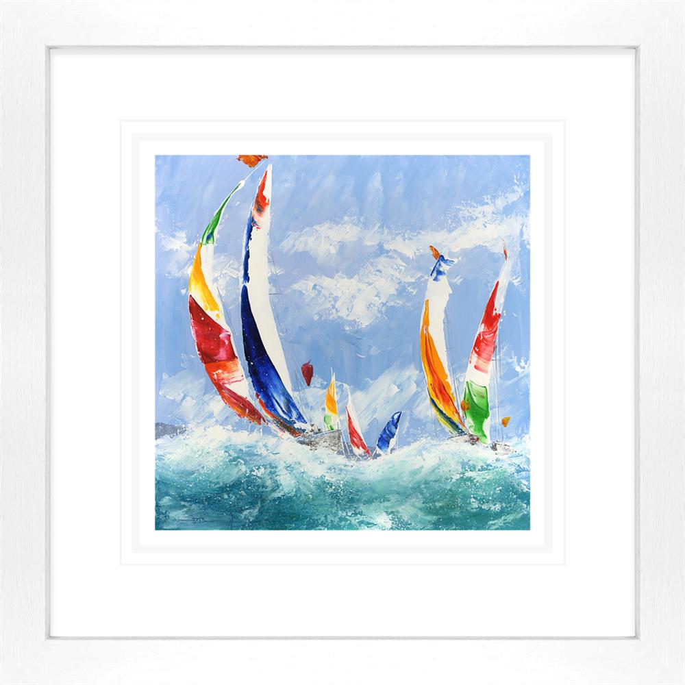 Dale Bowen - 'Spinnakers Away' - Framed Limited Edition