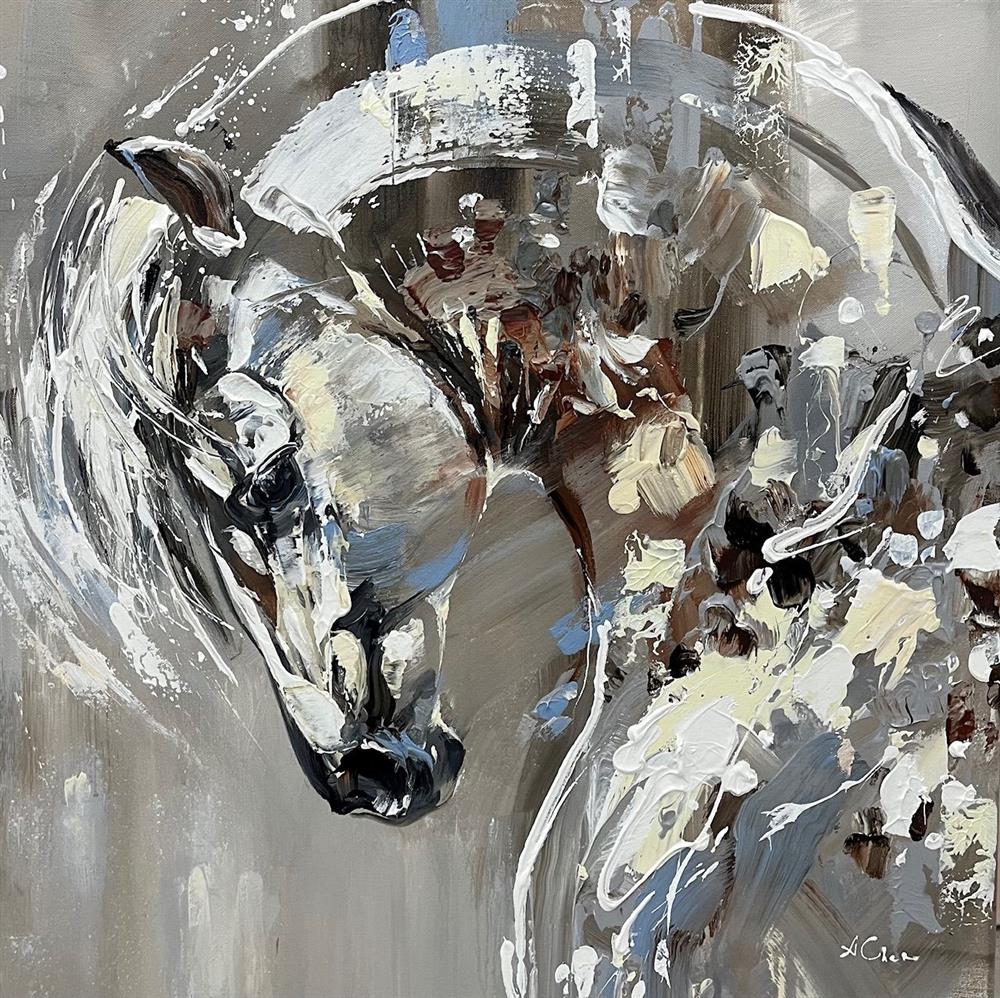 Anna Cher - 'Spirit Of The Open Range' - Framed Original Artwork