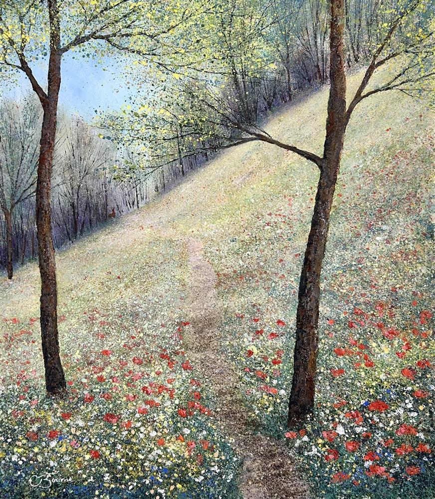 Chris Bourne - 'Splash Of Scarlet' - Framed Original Art