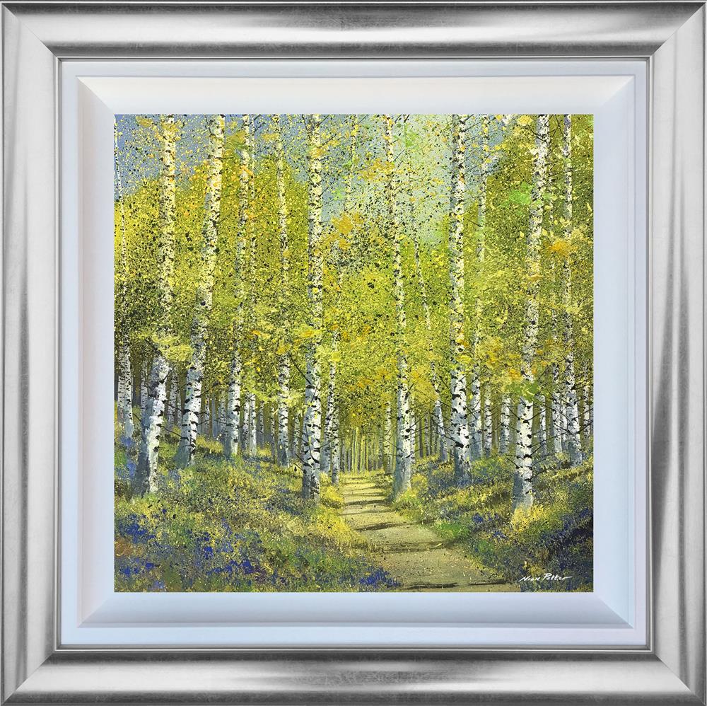 Nick Potter - 'Spring Birches' - Framed Original Artwork