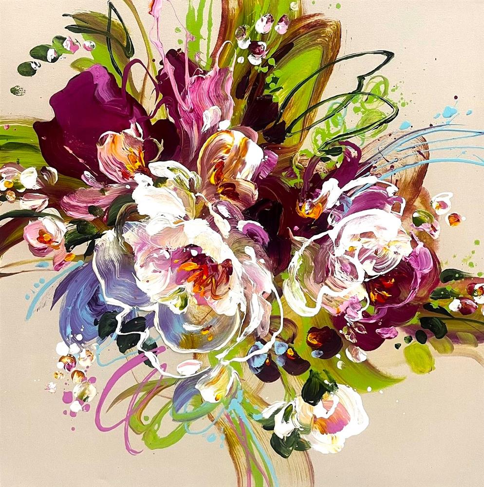 Anna Cher - 'Spring In Full Colour' - Framed Original Artwork
