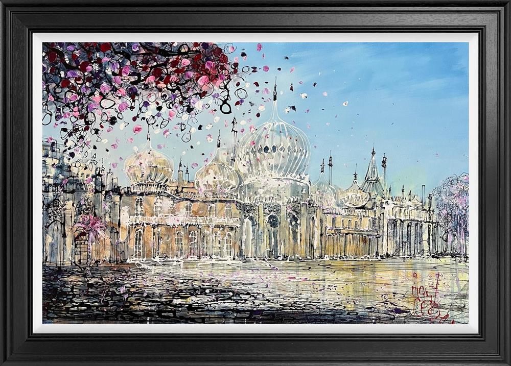 Nigel Cooke - 'Spring-Lit Brighton Pavilion' - Framed Original Artwork