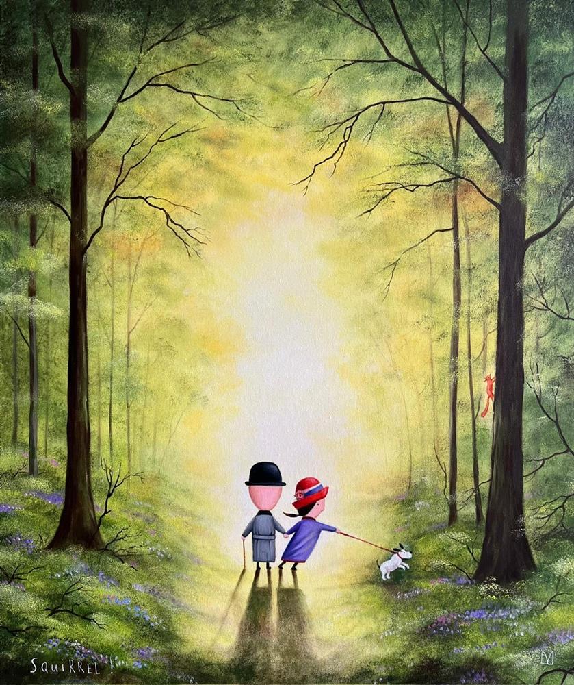 Michael Abrams - 'Squirrel' - Framed Original Artwork