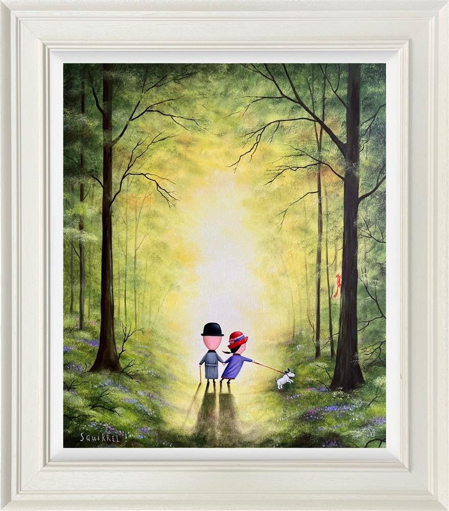 Michael Abrams - 'Squirrel' - Framed Original Artwork