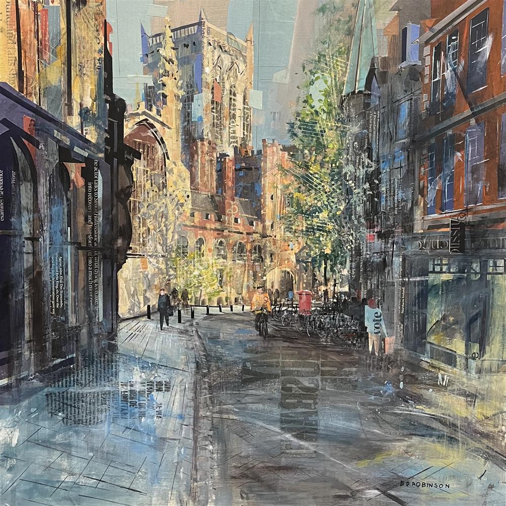 Ed Robinson - 'St John's University, Cambridge'  - Framed Original Artwork