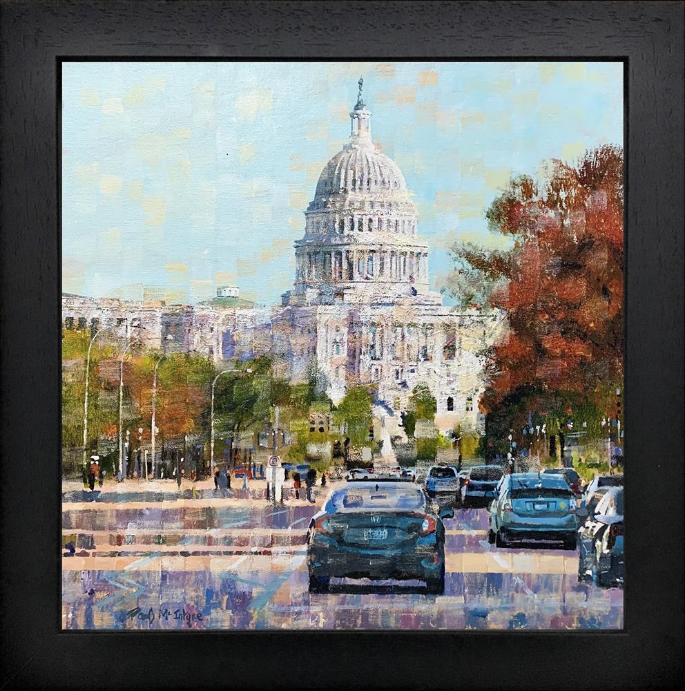 Paul McIntyre - 'Route To Capital Building' - Framed Original Art