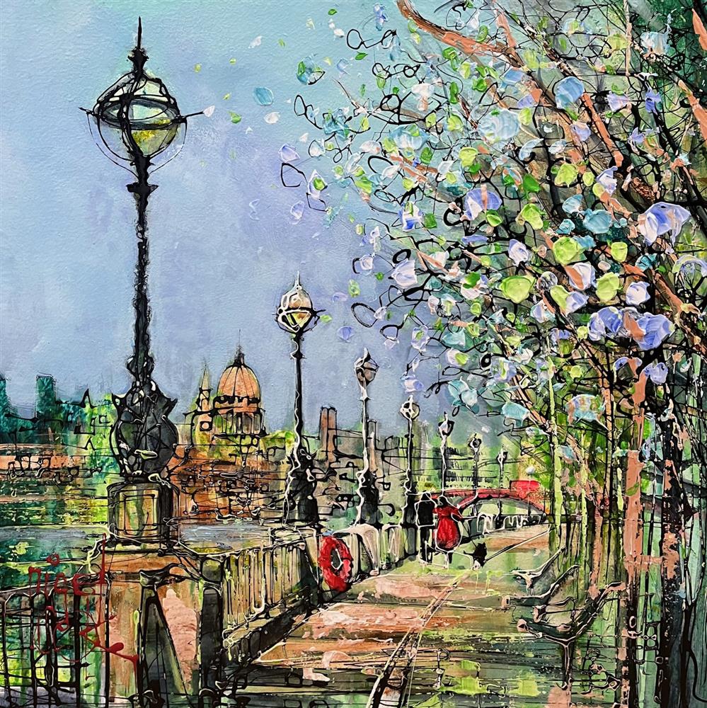 Nigel Cooke - 'St Paul's Sunlight' - Framed Original Artwork