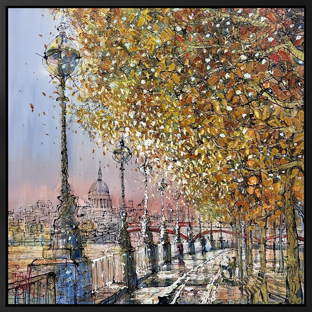 Nigel Cooke - 'St Paul's Beyond The Gold' - Framed Original Artwork