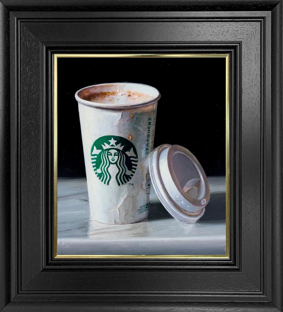 Tony Owens - 'Starbucks' - Framed Original Artwork