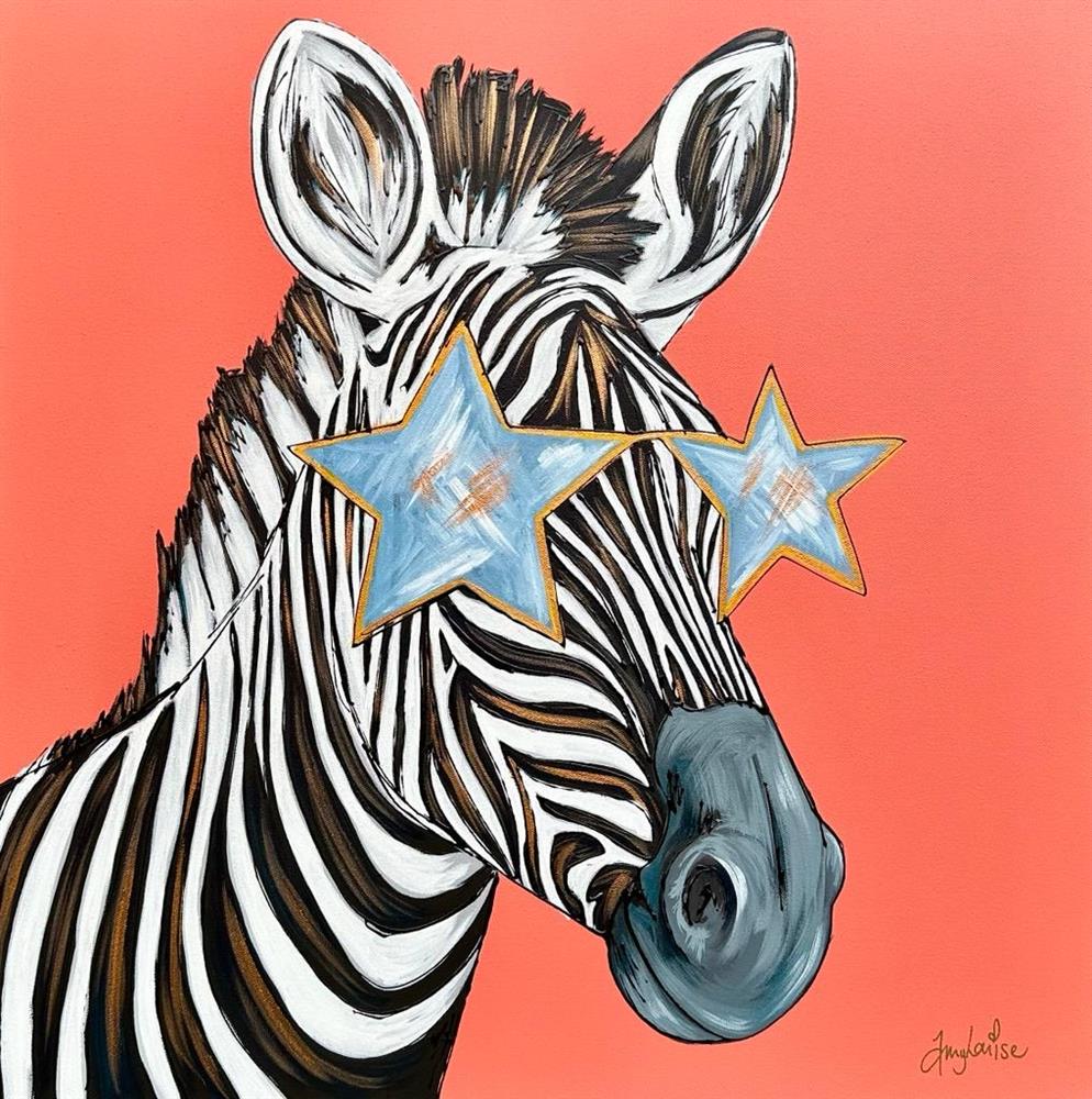 Amy Louise - 'Starry Eyed' - Framed Original Art