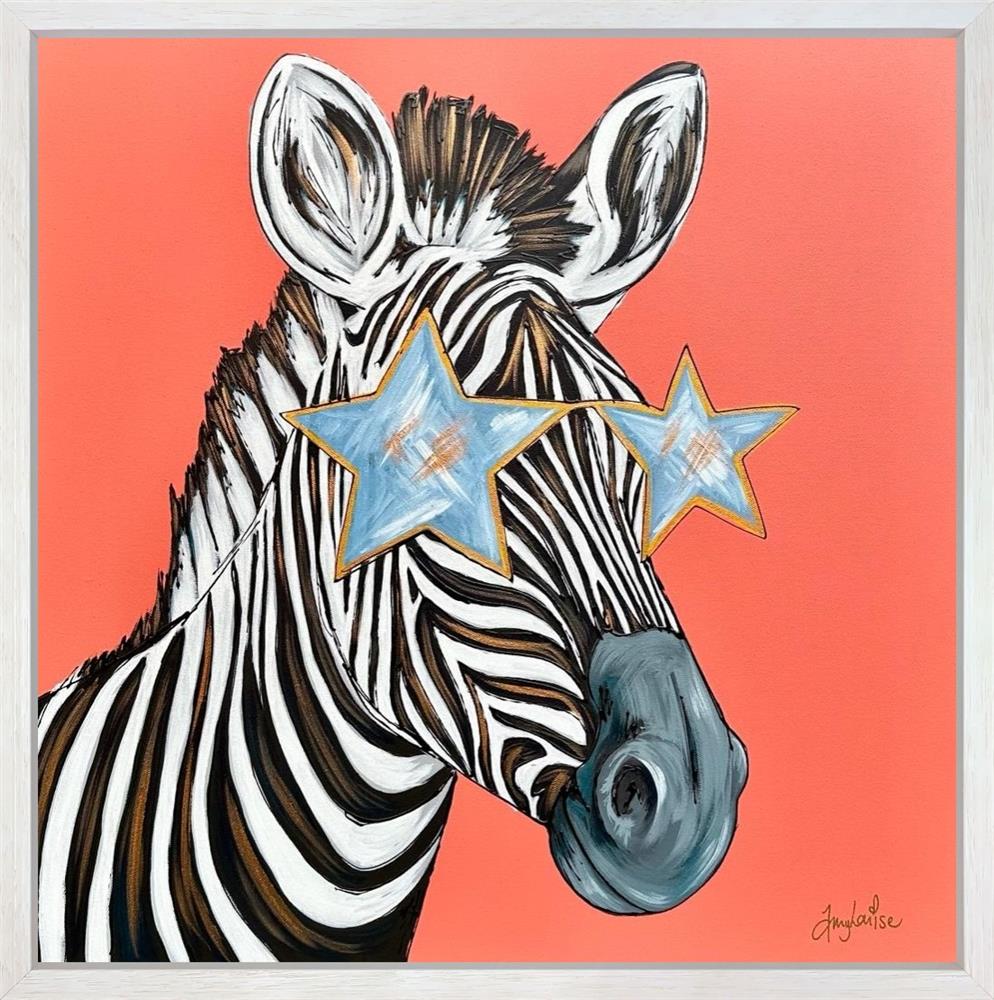 Amy Louise - 'Starry Eyed' - Framed Original Art