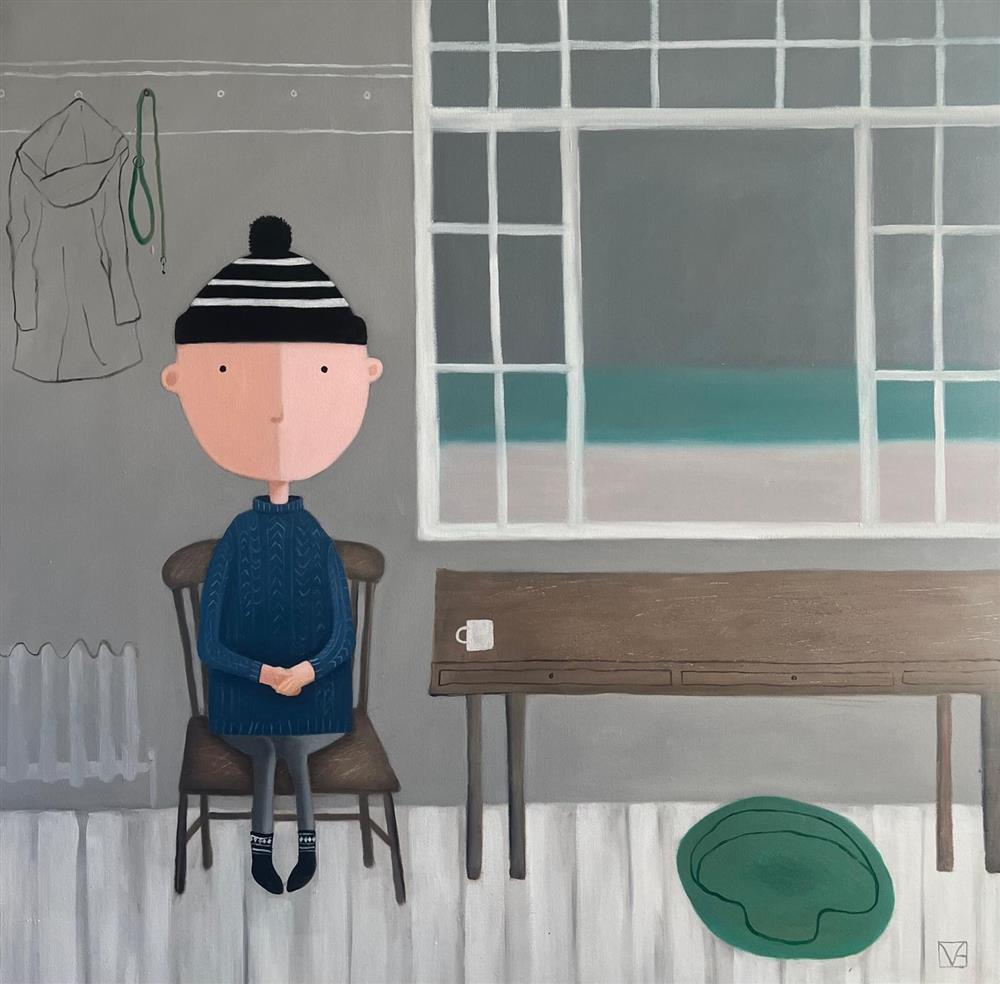 Michael Abrams - 'Still, By The Window' - Framed Original Artwork